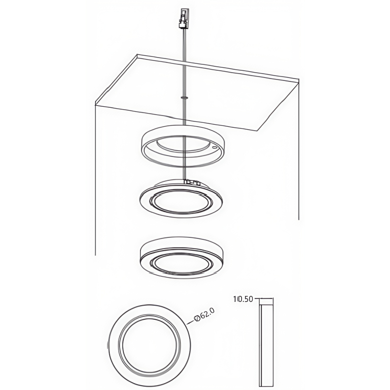 FW-L-6010A Surface Mounted LED Downlight