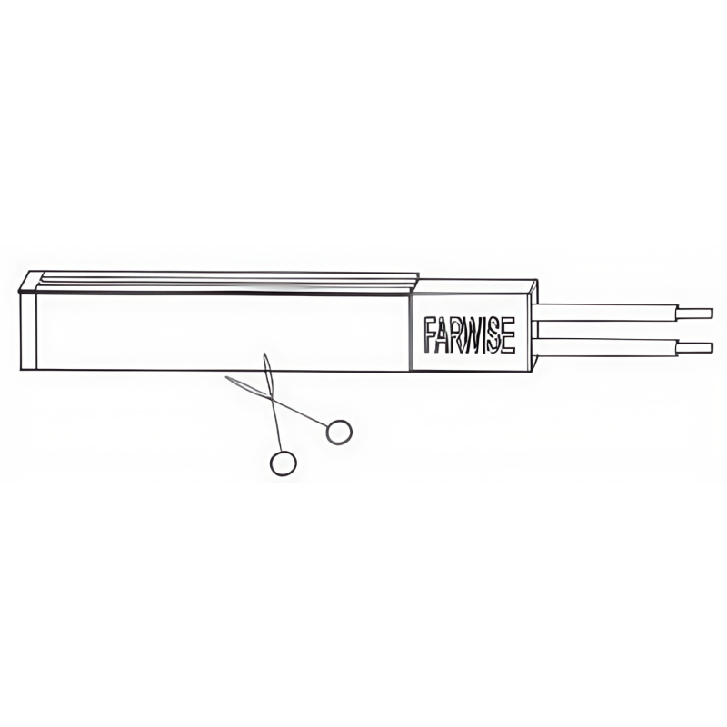 FW-S-0410A Recessed Mounted Silicone LED Neon Strip Light