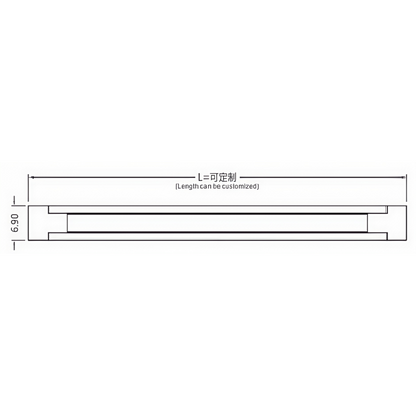 FW-L-0609A Recessed Mounted LED Linear Light