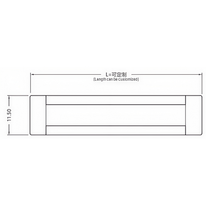 FW-L-1010C Recessed Mounted LED Linear Light