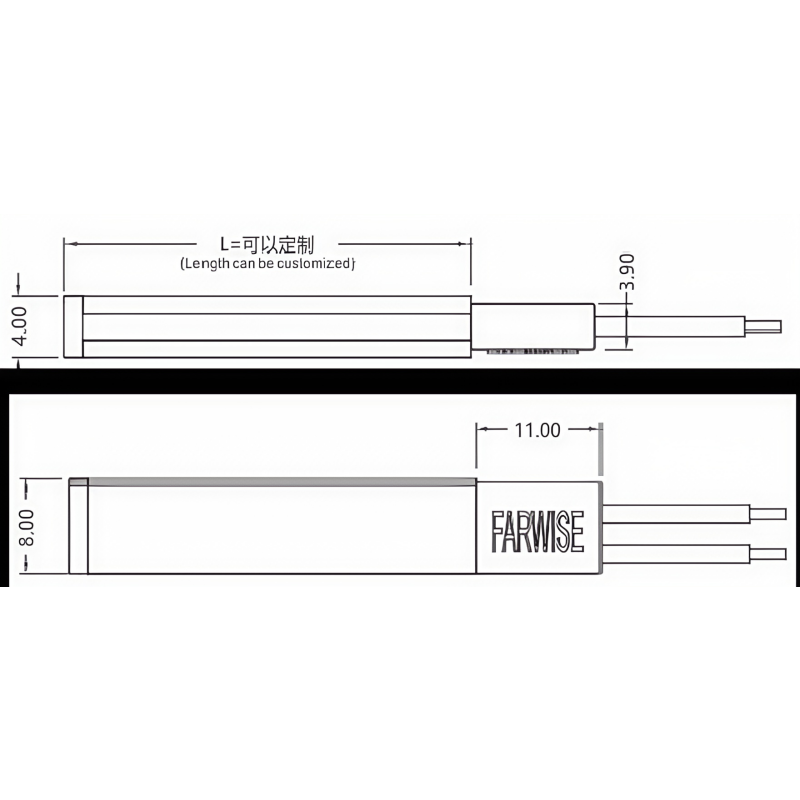 FW-S-0408A Recessed Mounted Silicone LED Neon Strip Light