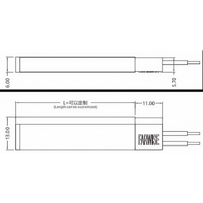 FW-S-0613B Recessed Mounted Silicone LED Neon Strip Light